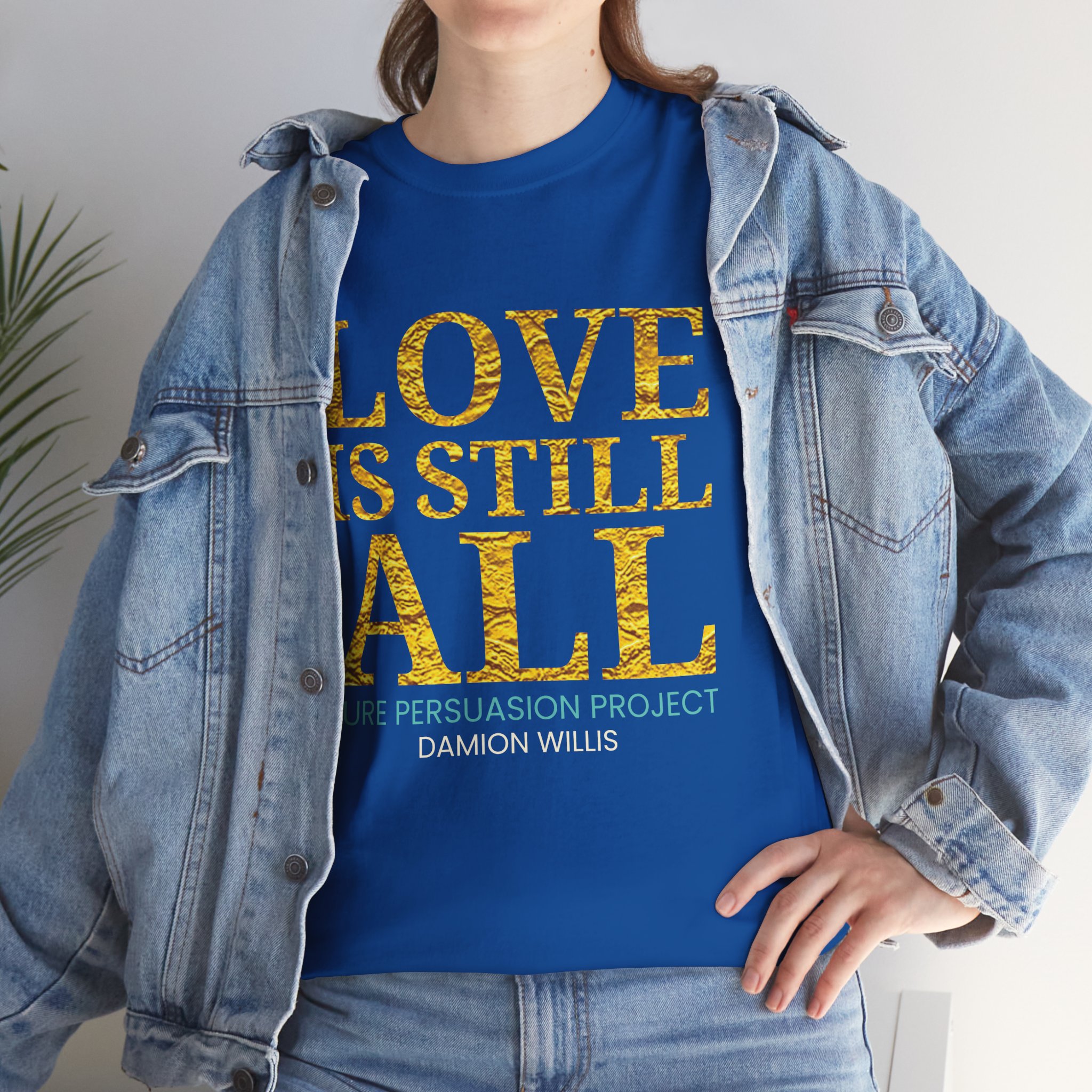 Love Is Still All Unisex Heavy Cotton Tee - Image 11
